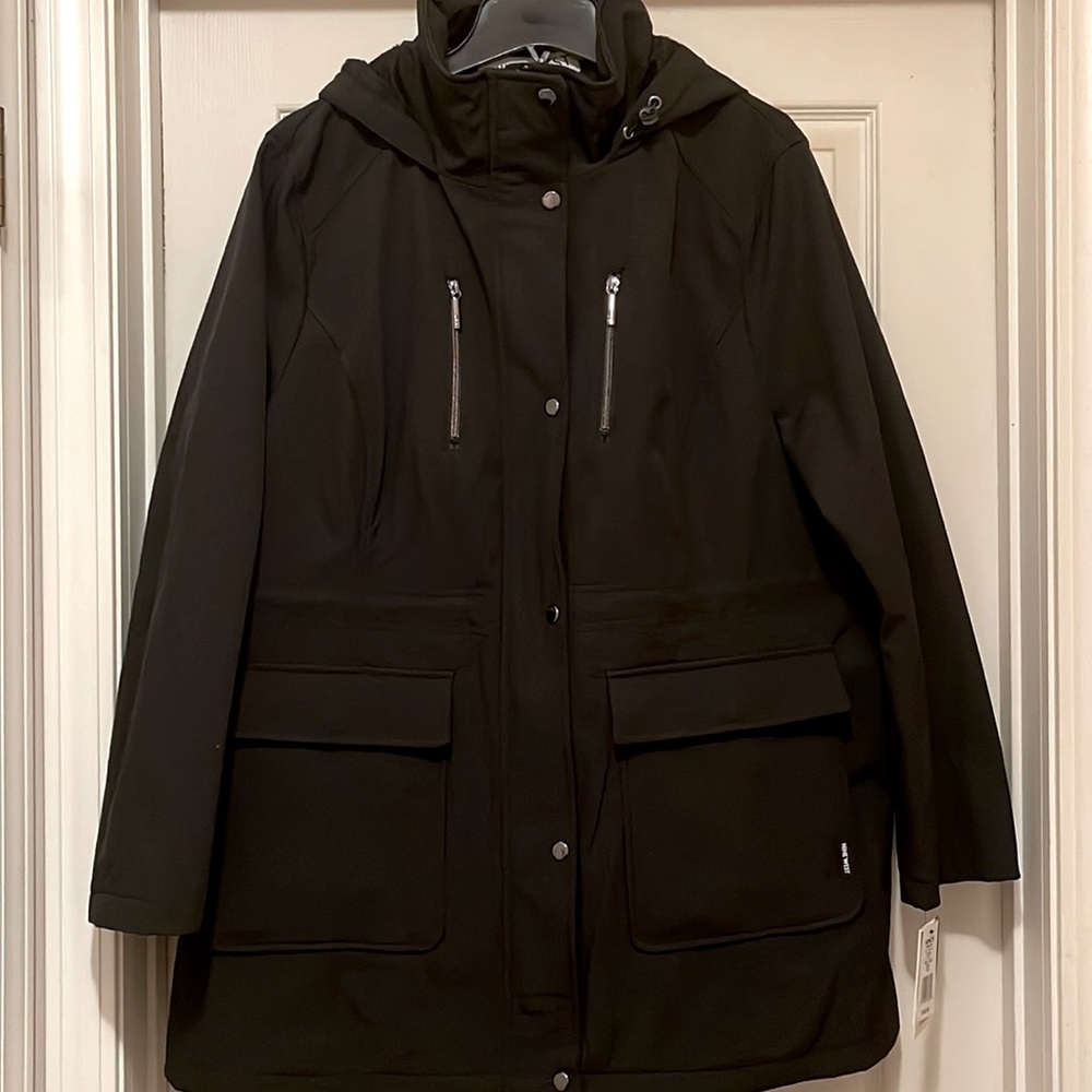 Nine West Hooded Anorak Soft Shell Jacket